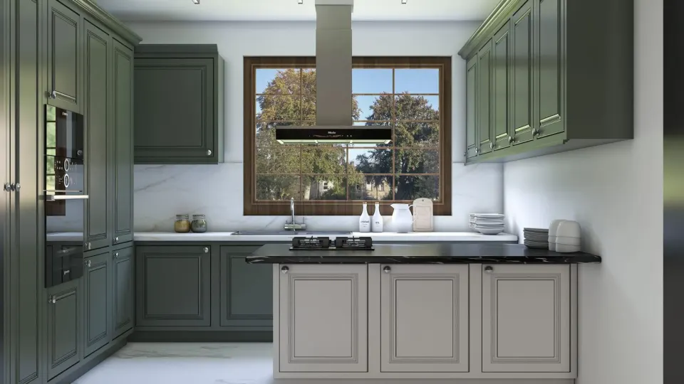 Ahşap Mutfak Dolapları Modelleri